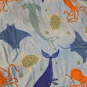 Little Sleepies Marine Life Bamboo Crib Sheet